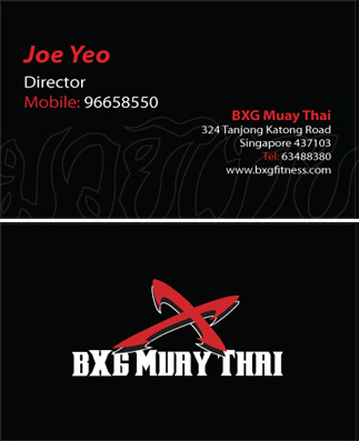 identity bxgmt business card